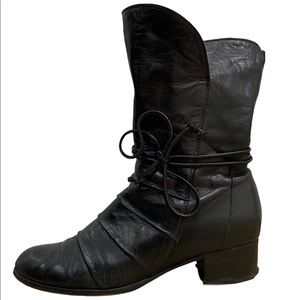 Anthropologie Boots Booties Leather Straps BZ Moda Women’s Short Boots Gift